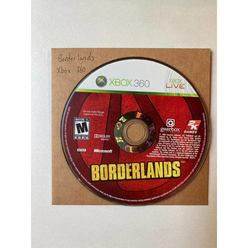 Boarderlands Xbox 360 Disc Only